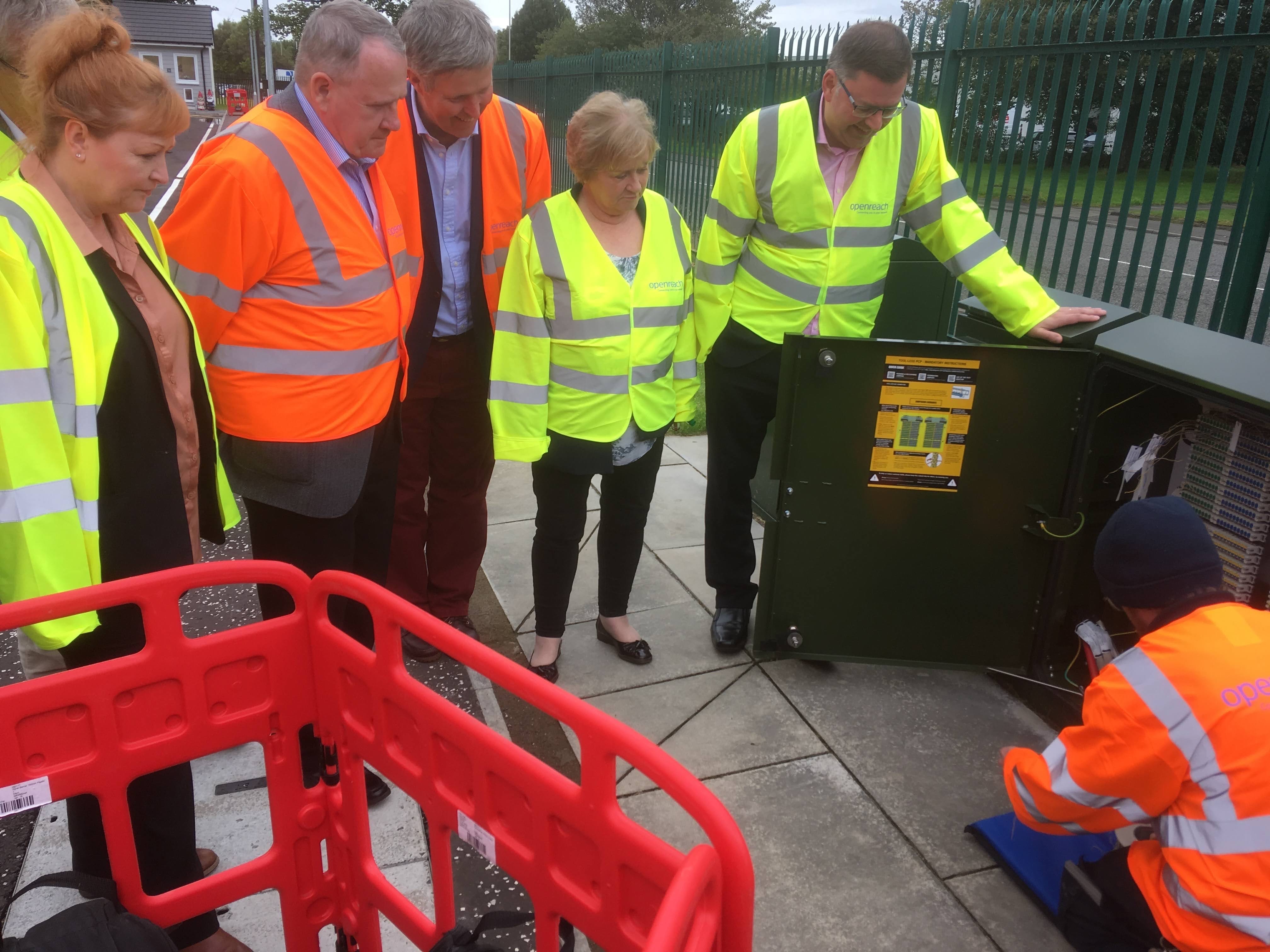 REC Committee visit to BT Openreach